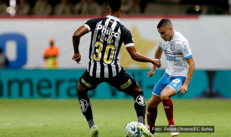 Bahia perde de virada para o Santos na estreia de Rogério Ceni na Fonte Nova