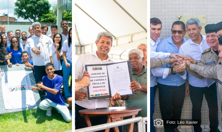 Governador Jerônimo Rodrigues inaugura pacote de obras nas cidades de Laje e Jiquiriçá
