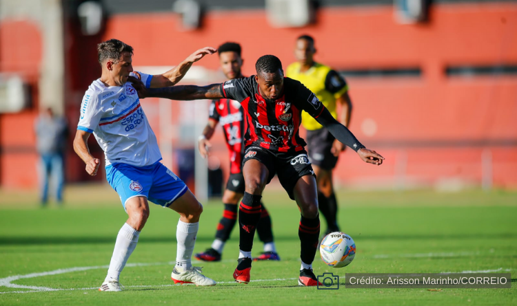 Vitória bate o Bahia, de virada, no Barradão