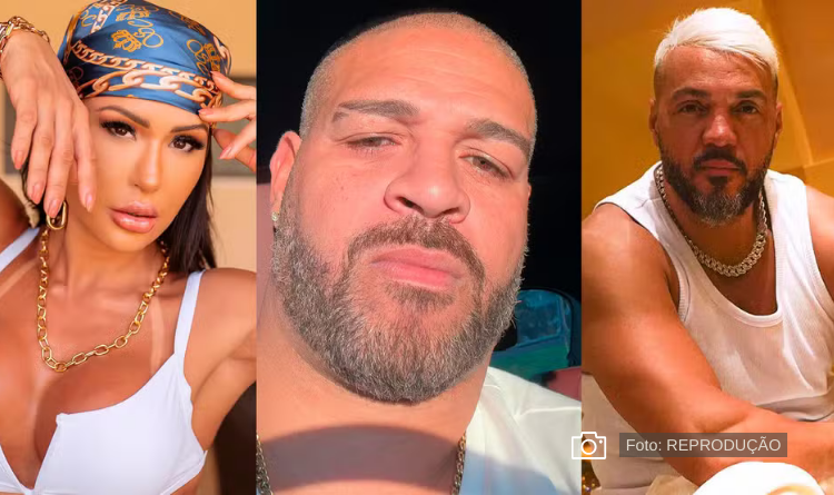 Adriano Imperador nega suposto ménage com Belo e Gracyanne Barbosa