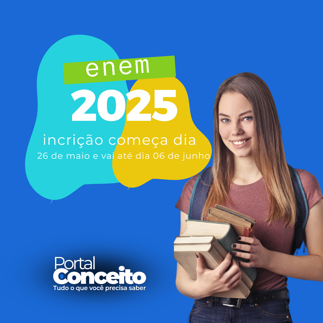Inscrições para o ENEM 2025 começam no dia 26 de maio