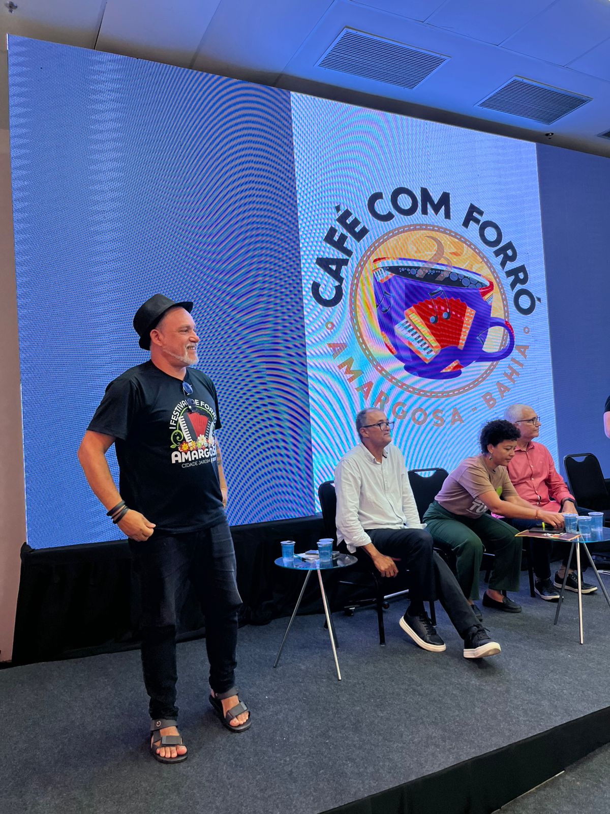 Café com Forró de Amargosa é apresentado durante o 1º Festival de Economia Popular e Solidária Brasil Nordeste