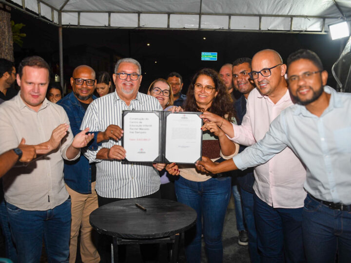 Prefeito Getúlio Sampaio assina Ordem de Serviço para construção de nova creche, em Amargosa