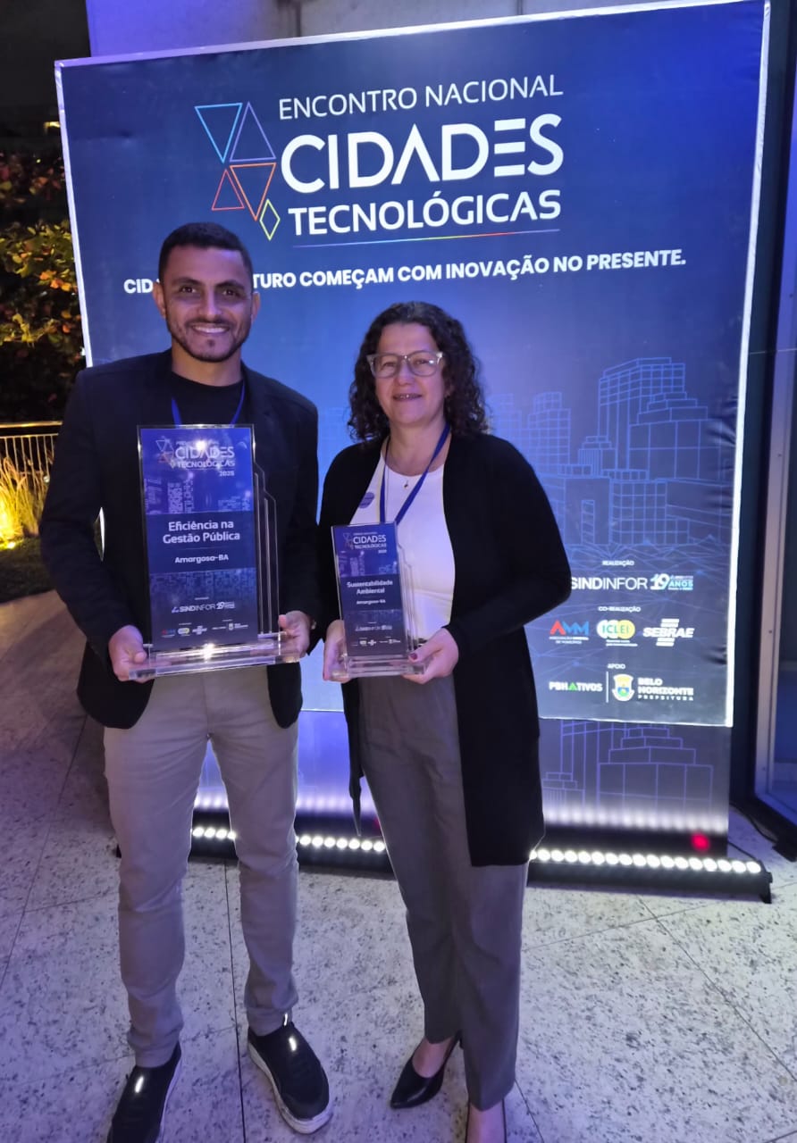 Amargosa recebe reconhecimento nacional por projetos de tecnologia e sustentabilidade