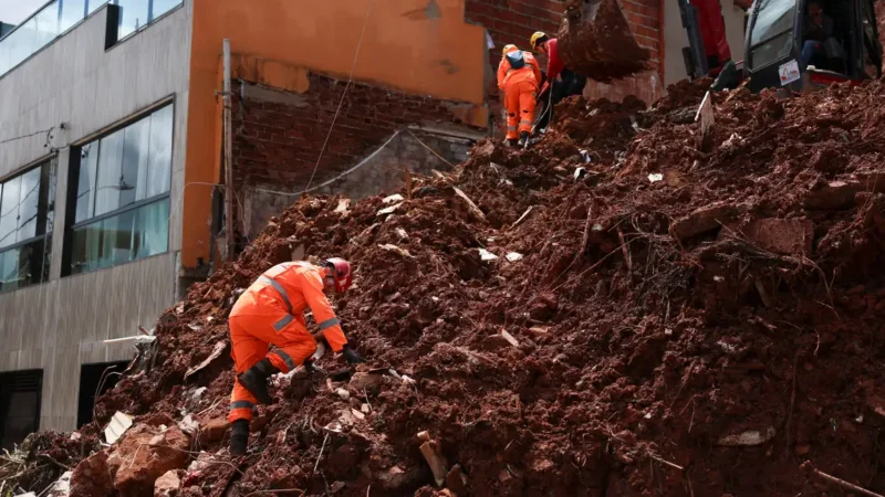 sobe para 59 Número de mortes causadas pelas chuvas em Minas