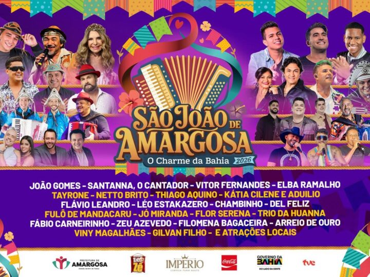 Amargosa divulga a grade completa do São João 2026