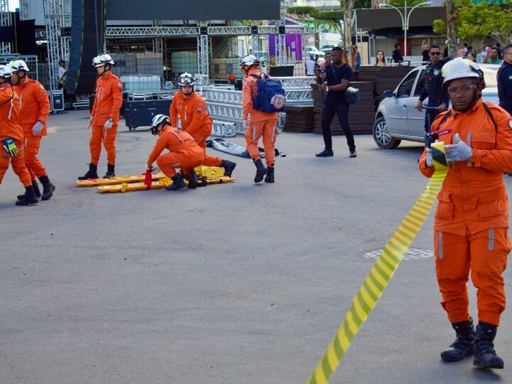 Amargosa sedia simulado do Corpo de Bombeiros para aprimorar atendimento emergencial