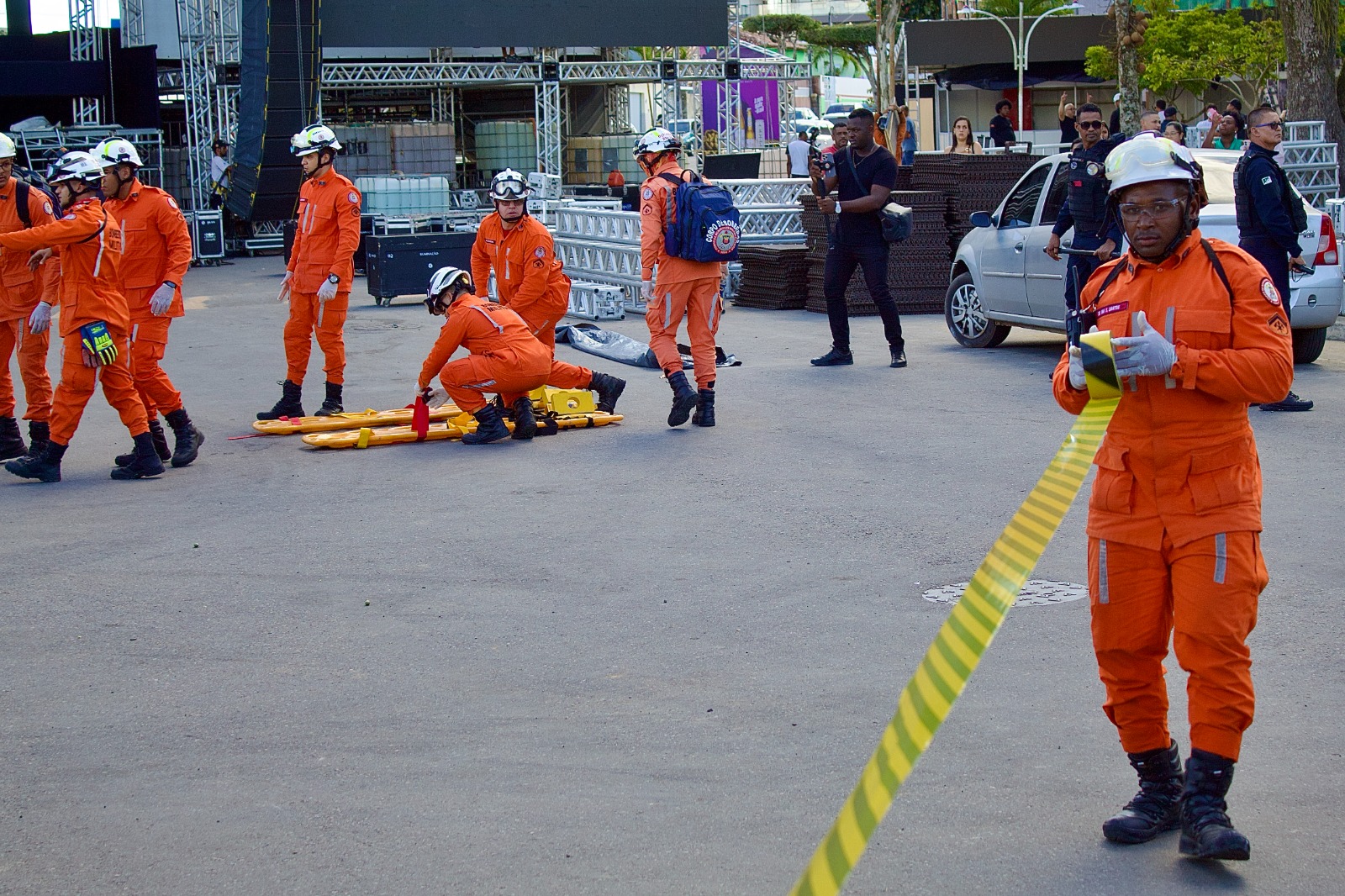Amargosa sedia simulado do Corpo de Bombeiros para aprimorar atendimento emergencial