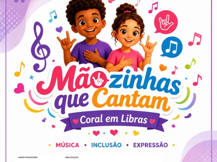 Projeto “Mãozinhas que Cantam – Coral em Libras” abre inscrições para crianças em Mutuípe