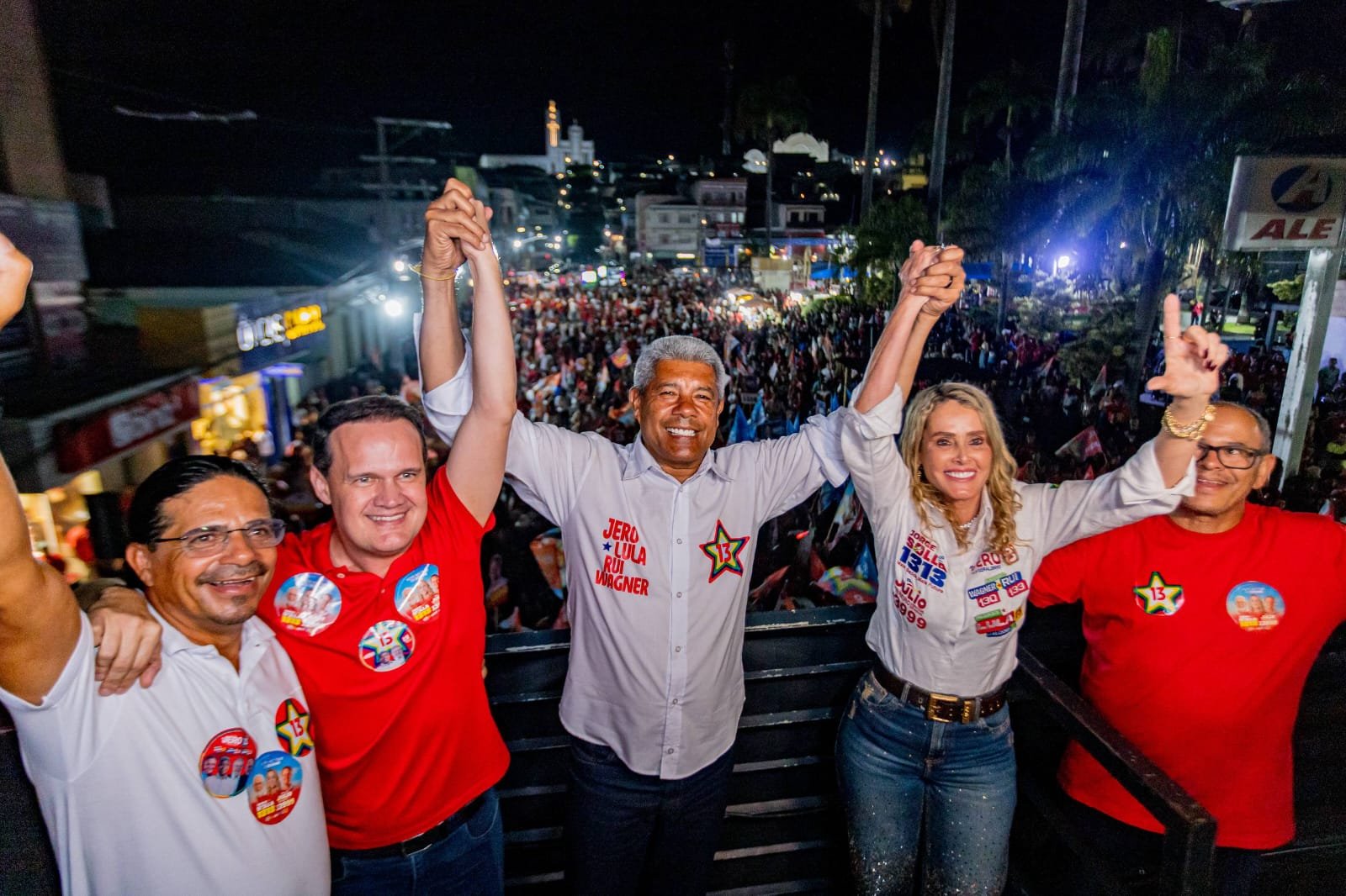 Jerônimo destaca avanços da gestão de Júlio em Amargosa e prefeitos reafirmam apoio ao candidato a Deputado Estadual